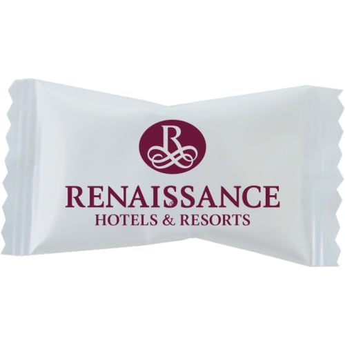 Renaissance Hotels & Resorts Logo Butter Mints, Silver Wrapper